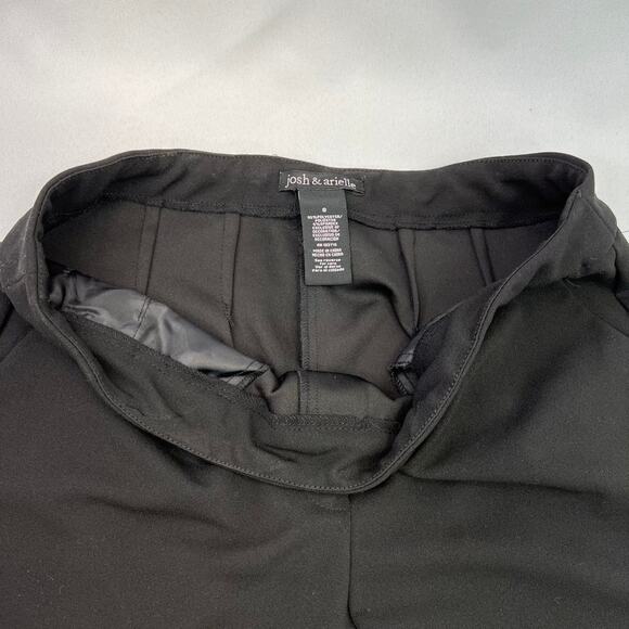 💥Josh & Arielle Black Crop Pants with Tassel Trim Women's size 8 - Picture 6 of 9